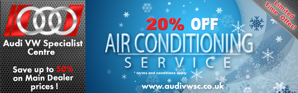 Air Condotioning special offer of Audi Specialists in London