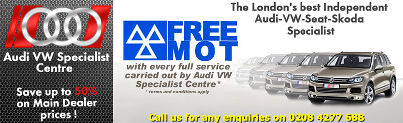 free mot special offers of Audi Specialists in London