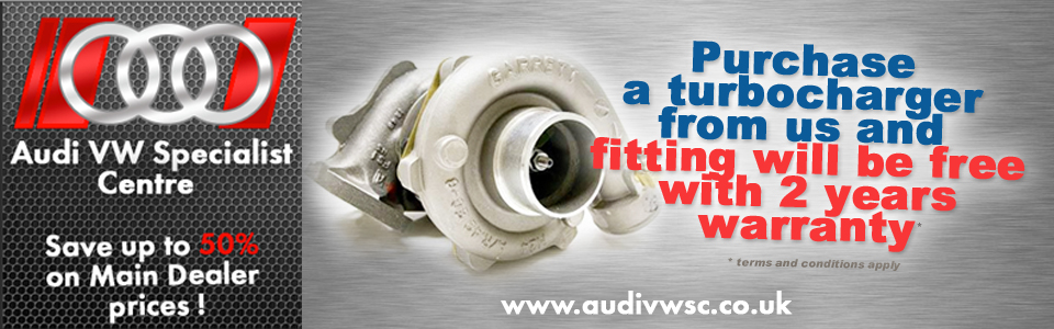 Turbo charger Special offer of Audi Specialists in London